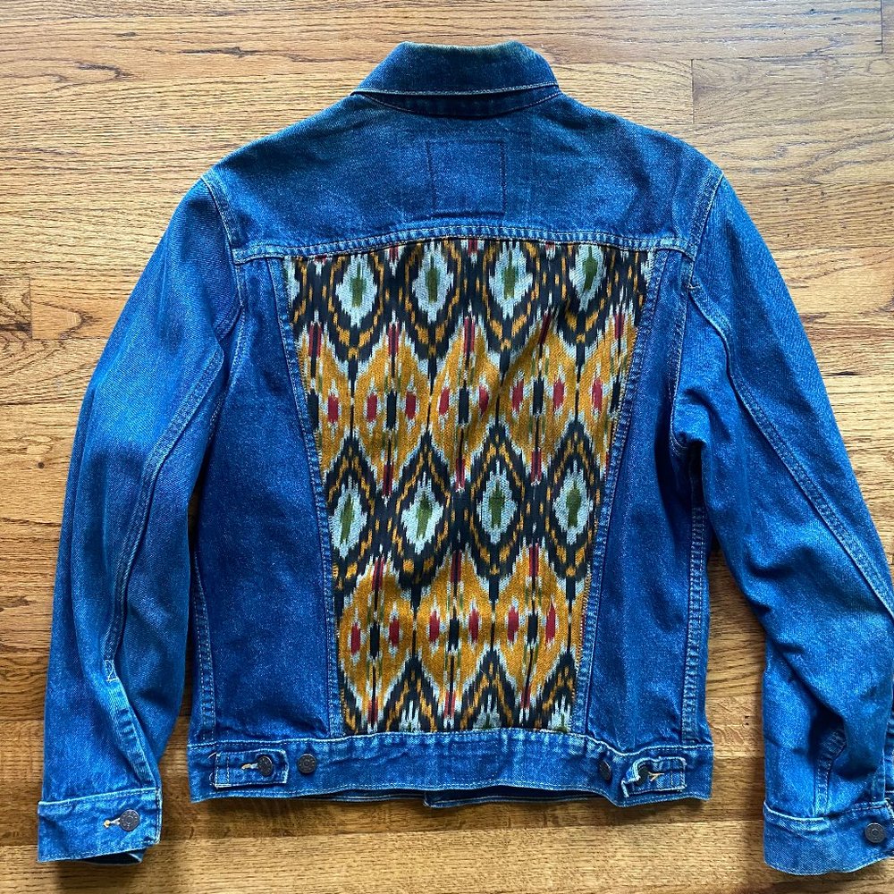 Vintage Jean Patchwork Jacket - image 2